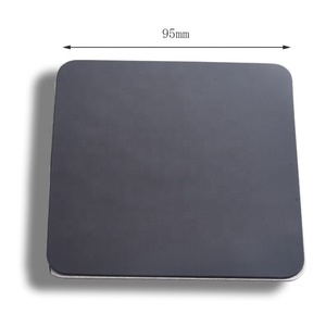 แผ่นรองแก้วโลหะสแตนเลสทรงสี่เหลี่ยมหรูหรา ไม่แตกหัก พร้อมโลโก้สั่งทำได้ สำหรับชาและกาแฟ - Product Image 5