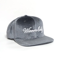 Topi bordir 6 Panel tepi datar beludru Grosir terlaris topi Snapback Hip hop kustom modis uniseks sesuai kepribadian dapat disesuaikan