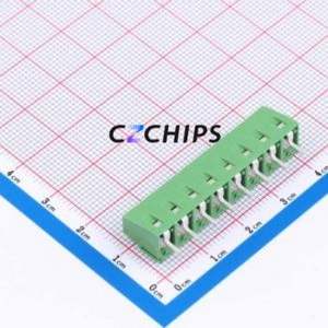 282836-8 Screw Terminal Block Through hole Component (THT),P=5mm Connector 5mm Green Through Hole 1 - Product Image 2