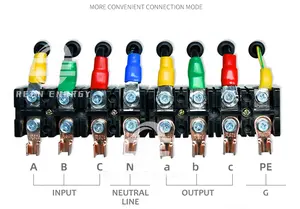 전원 공급 장치 전압 안정기 AVR 3 상 전압 안정기 20kva 30kva 220v 자동 전압 서보 안정화