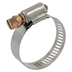 Heavy Duty Worm <b>Clamp</b> 12.7mm Band Width W2 American Type Silver Hose <b>Clamp</b> - Product Image 5
