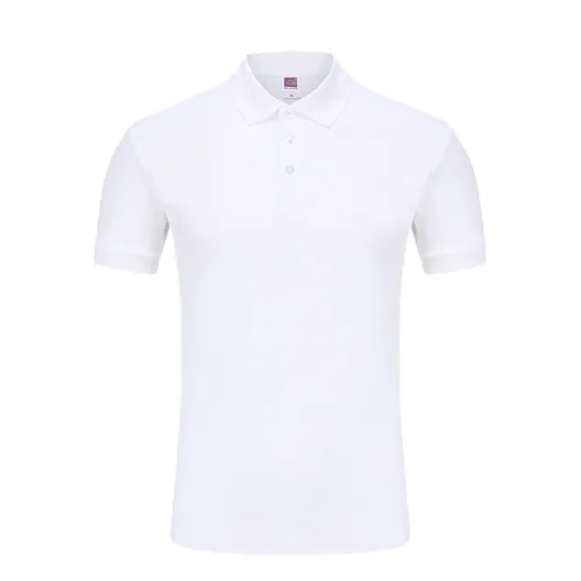 कस्टम लोगो पोलो शर्ट पुरुषों की 220G फिटेड 100% कॉटन पोलो शर्ट्स कस्टम स्वयं की डिज़ाइन शर्ट्स पुरुषों की छोटी आस्तीन