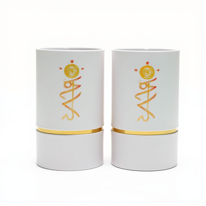 Boîte cylindrique en carton blanc de haute qualité, tube en papier imprimé sur mesure pour la présentation de cadeaux de luxe, de bougies, de bijoux et de cosmétiques - Product Image 5