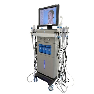 Nouvel équipement de soin de la peau multifonctionnel 18 en 1, hydrodermabrasion, hydra-dermabrasion, oxygénation faciale à bulles de CO2, massage - Product Image 3