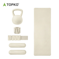 Ensemble Pilates et Yoga TOPKO de Haute Qualité, Léger et Durable, Kit de Fitness à Domicile Multi-Effets pour le Remodelage Corporel