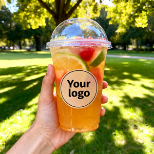 Low Price Custom Clear 16oz PET Transparent Disposable Ice Coffee Cold <b>Drink</b> to Go <b>Plastic</b> <b>Cups</b> with Flat Lids - Product Image 5