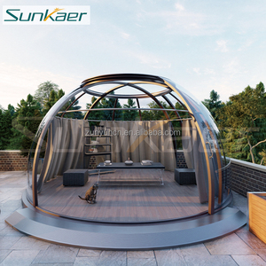 Livraison rapide en aluminium polycarbonate verre étanche boîtier extérieur tentes Igloo maison pour pool house dôme piscine - Product Image 3