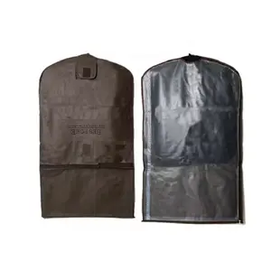 可生物降解服装包装袋悬挂单面透明塑料西装袋衣服三折旅行服装袋