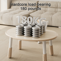 Ensemble de table et de chaises en bois à hauteur réglable pour enfants avec mécanisme de levage et dessus à dessin lavable pour les tout-petits