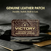 Écussons en cuir véritable sérigraphiés sur mesure, étiquettes écologiques pour jeans et vêtements, accessoires de couture à coudre, vente en gros OEM