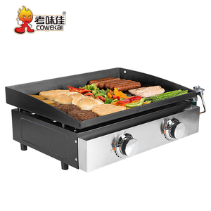 Barbecue à gaz portable de table pour jardin extérieur Steak <span class=keywords><strong>Beefmaster</strong></span> 2 brûleurs Grill Teppanyaki - Product Image 5
