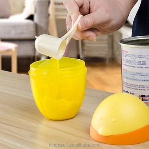 Dispenser per <span class=keywords><strong>latte</strong></span> in polvere per bambini in movimento Dispenser per Formula rotante a quattro scomparti e contenitore per Snack - Product Image 5