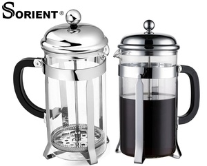 Luwu — tasse à café, 350, 600, 800 et 1000ml, en acier inoxydable et verre, pressoir à café ou à thé - Product Image 4