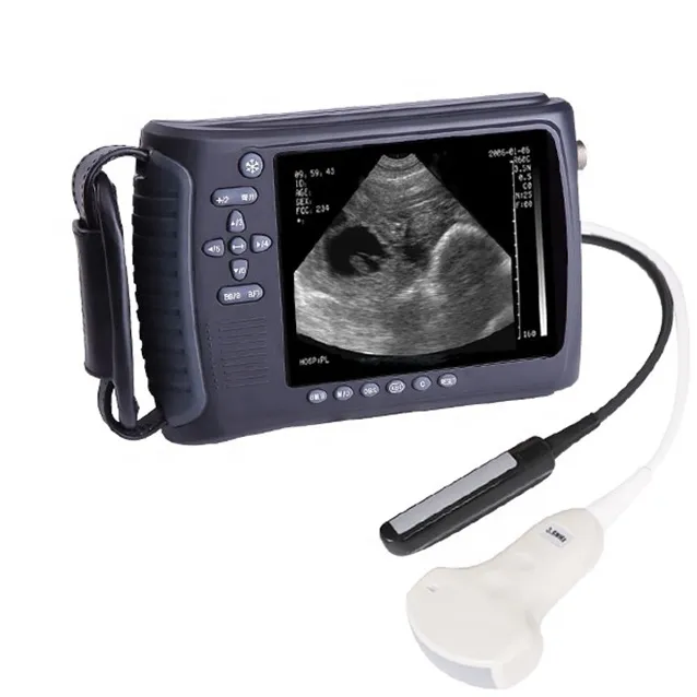 Portable Veterinary Ultrasound Devices For Bovine Equine Swine With Rectal And Convex Probe