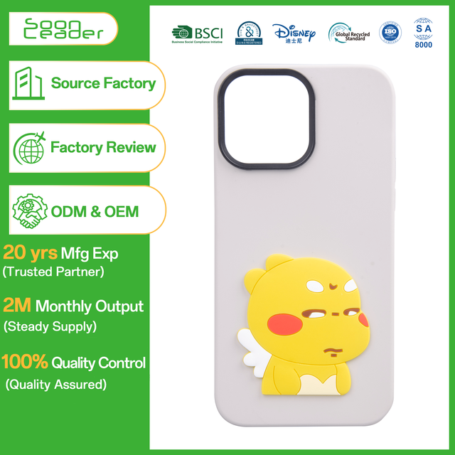 Soonleader Plain Design 3D Graphics Liquid Silicone Shockproof Anti-Scratch Soft Microfiber Phone Case for 13