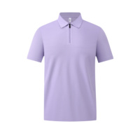 Kaos Polo Linen Setengah Resleting Tanpa Jahitan Bordir Cetak Kemeja Budaya Perusahaan Kemeja Iklan Seragam Kelompok Logo Kustom