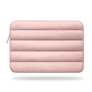 Puffy 15 16 Zoll rosa Laptop-Hülle Niedliche Computer-Hülle Trage tasche Puffer geste ppte Laptop-Tasche 15,6-Zoll-Laptop-Abdeckung