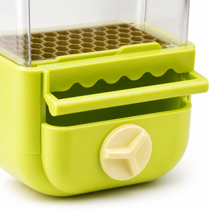 Comedero automático <span class=keywords><strong>para</strong></span> pájaros, dispensador de semillas con cajón separador de cáscaras <span class=keywords><strong>para</strong></span> periquitos, comedero por gravedad - Product Image 6