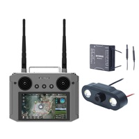 Skydroid H12 12-Channel 2.4GHz, Remote Control Video 1080P terintegrasi dengan penerima kabel Data PIX kamera opsional