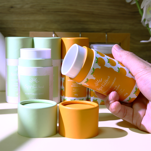 Bán hàng nóng khử mùi Stick <span class=keywords><strong>container</strong></span> rỗng PP nhựa Twist Up Vòng khử mùi đóng gói ống giấy với tùy chỉnh in ấn - Product Image 1