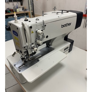 Máquina de coser industrial de cama plana con accionamiento directo por computadora HE-800C para ojales - Product Image 1