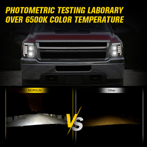 Ensemble de phares LED pour 2007-2013 Chevy <span class=keywords><strong>Silverado</strong></span> 1500 Accessoires Projecteur Lumières pour <span class=keywords><strong>Chevrolet</strong></span> <span class=keywords><strong>Silverado</strong></span> <span class=keywords><strong>2500</strong></span> <span class=keywords><strong>HD</strong></span> 3500 <span class=keywords><strong>HD</strong></span> - Product Image 6