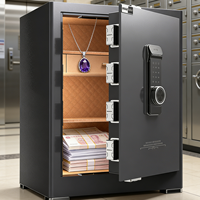 BW-60 Safe Box Mittelgroßer Stahl-Tresor mit Elektronischem Kombinationsschloss und Gesichtserkennung für Studium, Schule, Krankenhaus, Hotel, Bank