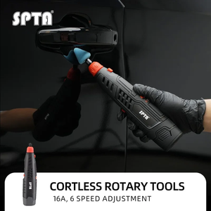 Outils rotatifs sans fil <span class=keywords><strong>SPTA</strong></span> CP202, réglage de la vitesse sur 6 niveaux, <span class=keywords><strong>mini</strong></span>-<span class=keywords><strong>polisseuse</strong></span> puissante pour le polissage de parties spécifiques, polissage de détail - Product Image 1
