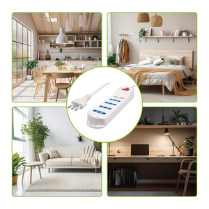 شريط طاقة إيطالي من النوع 10A منفذ USB للبيع بالجملة سلك تمديد كهربائي أوروجواي شيلي صناعي 16A تصنيف 5 منافذ Ac SDK - Product Image 3