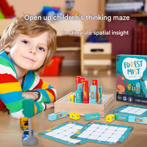Nouveauté 2026 : Jouets éducatifs Montessori, jeu de <span class=keywords><strong>Sudoku</strong></span> Forêt Brumeuse, jouets en bois pour l'éducation précoce - Product Image 2