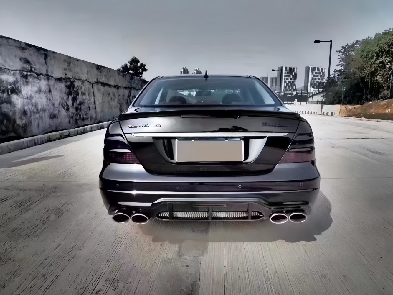 mercedes w211 rear bumper