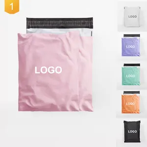 Kundenspezifisches Logo bedruckte Plastikversandtaschen wiederverwendbare selbstversiegelnde Versand-/kurierumschlag Versandverpackungsbeutel Poly-versandbeutel