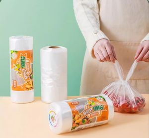 Custom Plastic <b>Foldable</b> Supermarket Eco <b>Shopping</b> Rolling Food Grocery <b>Shopping</b> Packaging <b>Bag</b> On Roll - Product Image 3