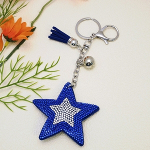 <span class=keywords><strong>Porte</strong></span>-clés classique incrusté d'étoiles à cinq branches du fabricant d'origine, pendentif de sac pour <span class=keywords><strong>femme</strong></span>, pour voiture - Product Image 4
