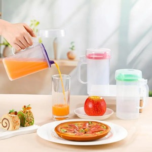 Jarra de Plástico Transparente de 6 Colores, Resistente y Clásica, Dispensador Multifuncional de Agua, Leche/Jugo/Aceite, Modelo OC-6 - Product Image 4