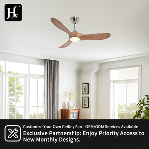 Modern Home <b>Ceiling</b> <b>Fan</b> <b>with</b> LED Lights, <b>Remote</b> Control, DC Motor, 6 Speeds, 3 Blades, 48-Inch, Dimmable - Product Image 5