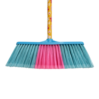 Tête de balai à tête filetée italienne Owentek Tête de balai en plastique poils durs en soie de glace Balai plat étendu Nettoyage de maison en gros
