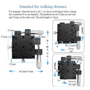 Table coulissante à déplacement manuel mince à rouleau croisé à axe XY LY40/50/60/90/<span class=keywords><strong>125</strong></span>-LM/CM/<span class=keywords><strong>RM</strong></span> trois en un - Product Image 3