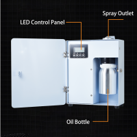 Diffuseur d'air industriel en métal, aromathérapie, 250 ml, machine à parfum intelligente, diffuseur d'huile parfumée, désodorisant électrique mural pour l'hygiène du bureau