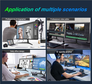 Moniteur PC incurvé OEM 24 pouces, moniteur sans cadre FHD pour ordinateur PC - Product Image 6