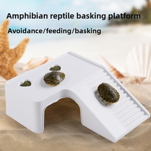 Escondite/Cueva Especial para Tortugas y Reptiles - Refugio Rectangular <span class=keywords><strong>de</strong></span> PP Duradero para Tortugas, Ideal para Tomar el Sol y Escalar, Suministros para Anfibios - Product Image 4