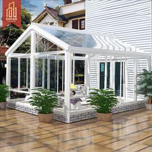 Couverture <span class=keywords><strong>de</strong></span> <span class=keywords><strong>piscine</strong></span> en verre boîtier rétractable maison <span class=keywords><strong>de</strong></span> natation porche étanche coupe-vent similaire à un abri à baldaquin à usage multiple véranda - Product Image 3