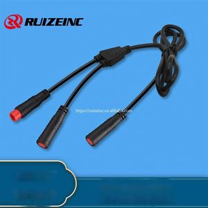 E-BIKE Speed SENSOR M F สายต่อ M8 2 3 4 5 6พินไฟฟ้ากันน้ำสำหรับการแสดงผลจักรยานไฟฟ้าประกอบสายทองแดง - Product Image 4