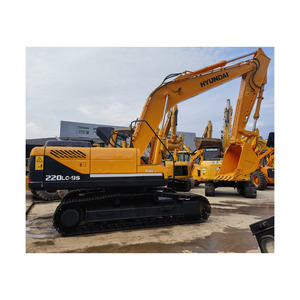 Excavadora de cadenas Hyundai 220LC-9S de 22 toneladas usada, barata, de segunda mano, en oferta, máquina de construcción - Product Image 1