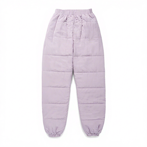 Pantalon d'hiver décontracté tendance en toile premium rembourrée, 100 % polyester écologique, style streetwear, avec cordon de serrage – Grande vente - Product Image 1