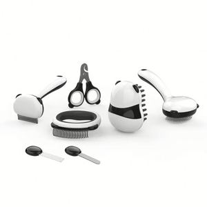 <b>Pet</b> Grooming Kit 7 in 1 <b>Pet</b> Nail Clipper Dog Grooming Razorline Tools Dog Slicker <b>Brush</b> <b>Pet</b> Deshedding Comb - Product Image 1
