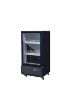Mini Nevera para Hotel, Enfriador de Bebidas con Puerta de Vidrio de 4 Puertas y Estantes Ajustables para Uso en Supermercados 2-8