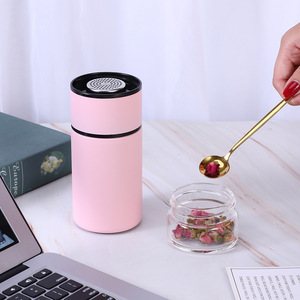 Gourde isotherme en acier inoxydable de 300 ml avec filtre de séparation thé/eau, unisexe, pour la maison et le bureau - Product Image 3