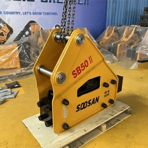 Martillo Hidráulico SODSAN SB50 II Tipo Lateral Amarillo para Excavadoras - Product Image 1