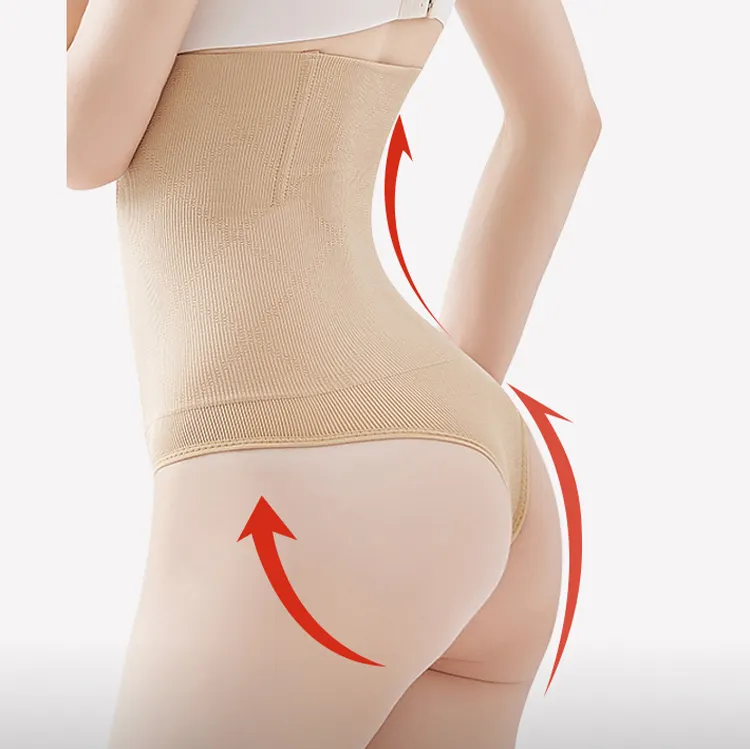 สุภาพสตรีเซ็กซี่Butt Lifting Shapewear Panty ThickenไนลอนสูงเอวยืดBreathable ShapingกางเกงBody Shaperสำหรับสตรี